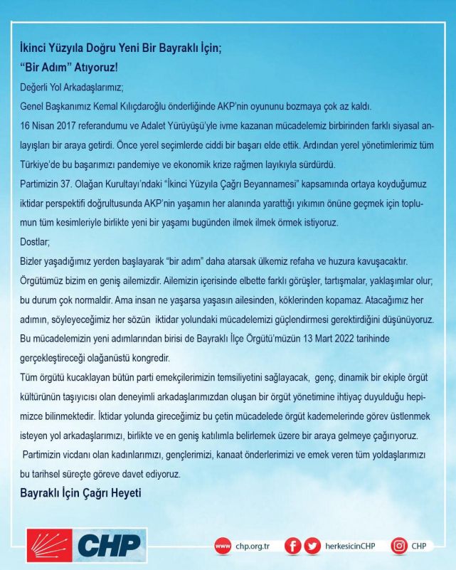 CHP Bayraklı Eski İlçe Başkanı Alper: Emekten bahseden kişiler gerçekten Bayraklı'dan mı acaba?