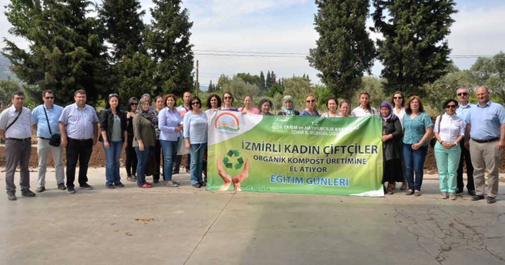 Kadın Çiftçiler Organik Kompost Üretimine El Atıyor Projesinde Eğitimler Sona Erdi