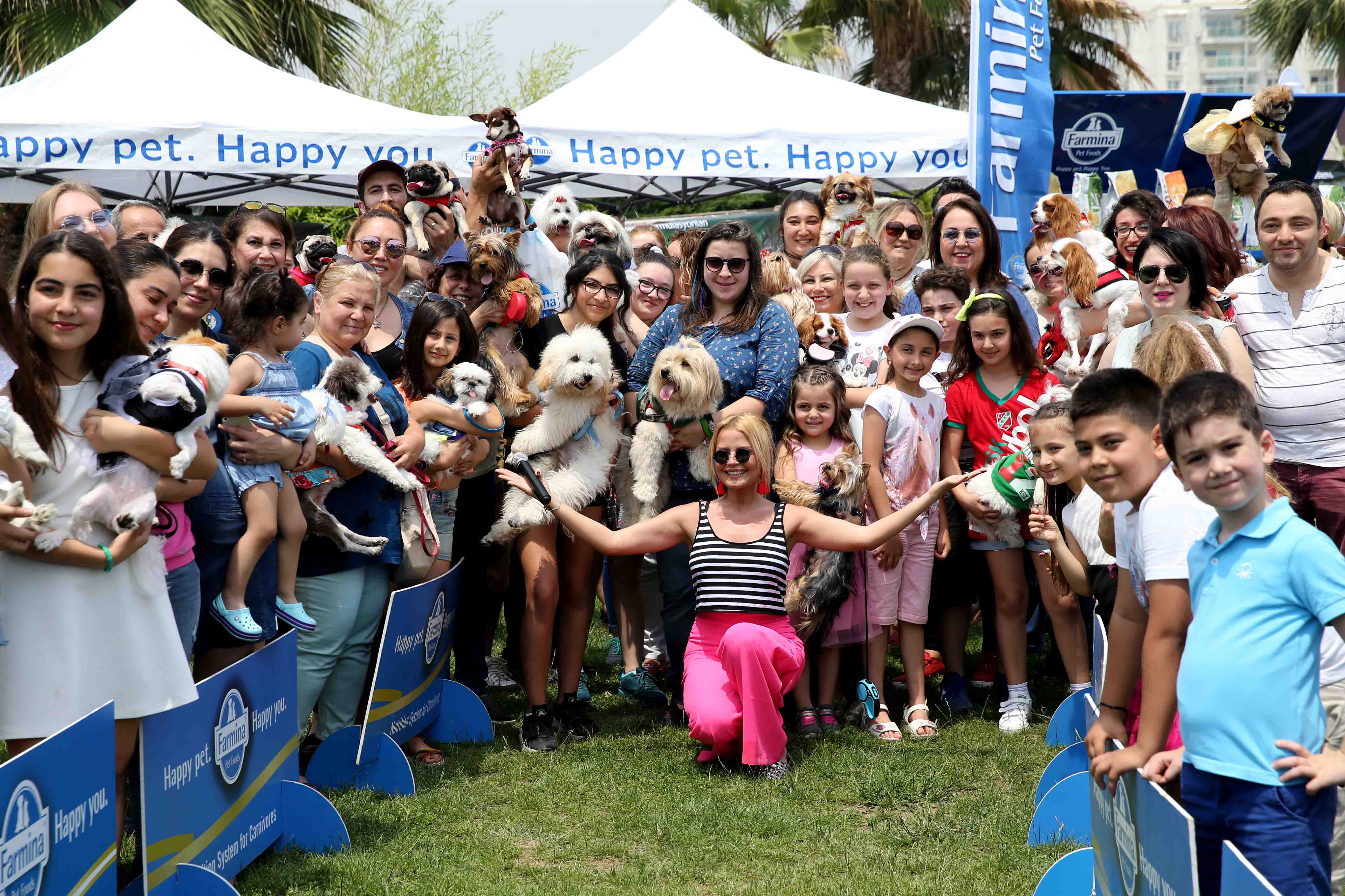 Sevimli dostlar podyuma çıktı