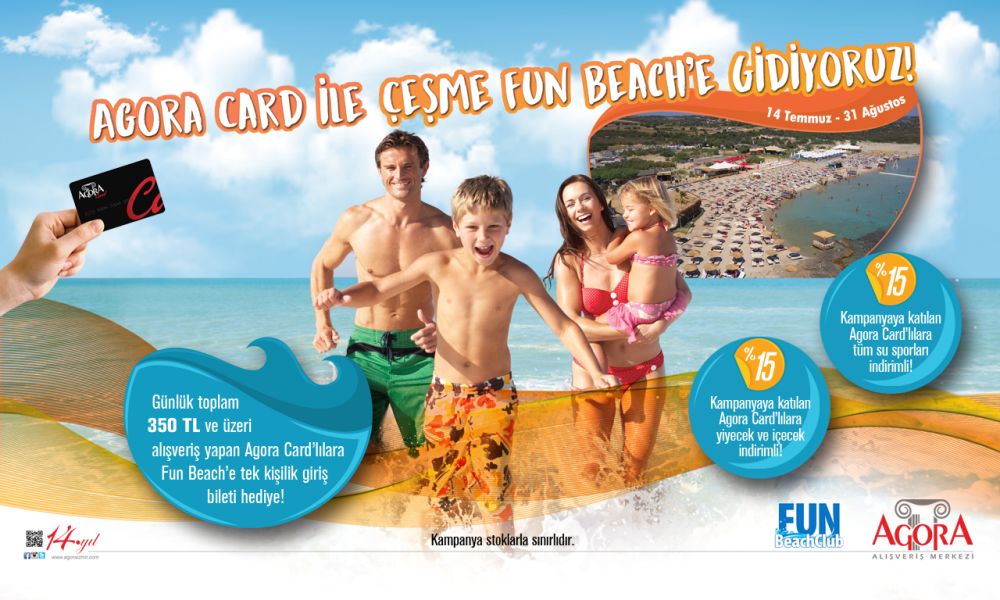 Yaz Keyfine Keyif Katmak İsteyenler Agora Card ile Fun Beach’e Gidiyor