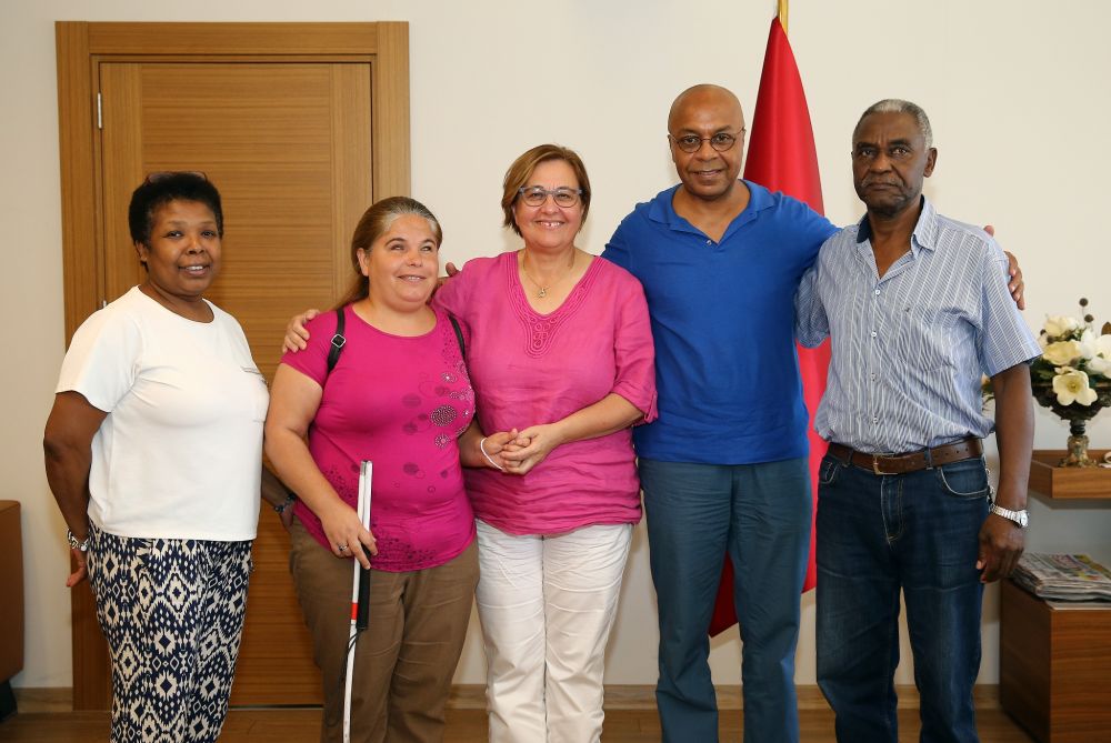 Afro-Türkler Pekdaş’a konuk oldu