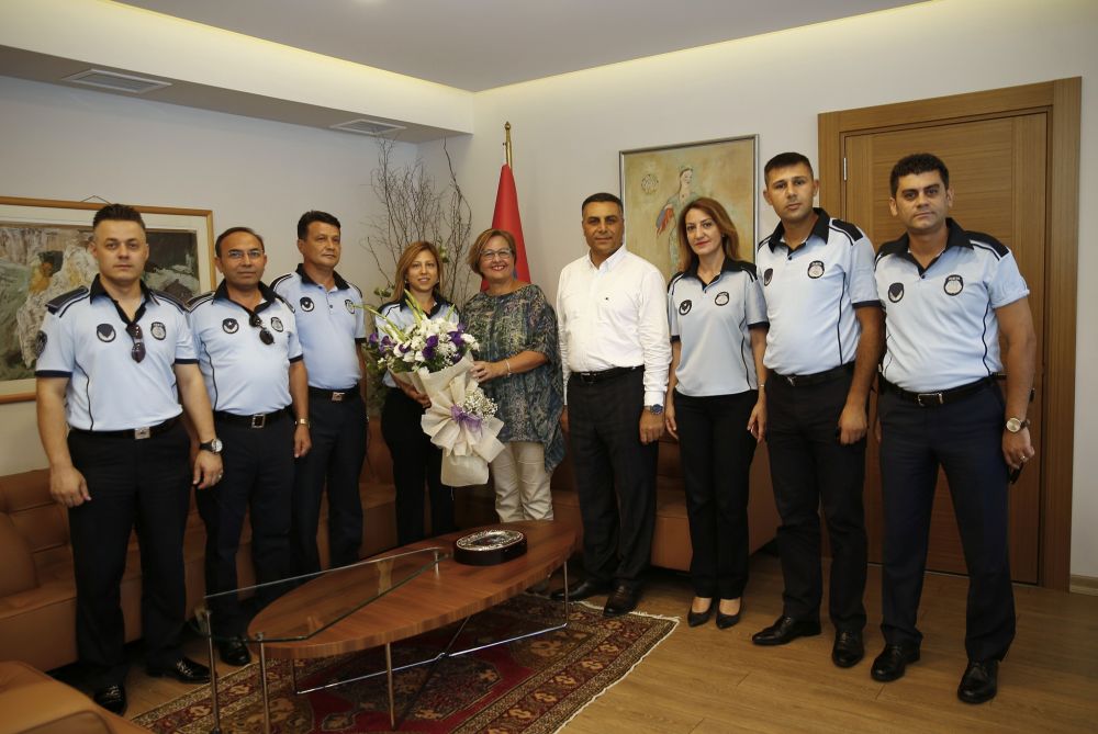 Başkan Pekdaş zabıta personelini ağırladı “Bu kent size emanet”