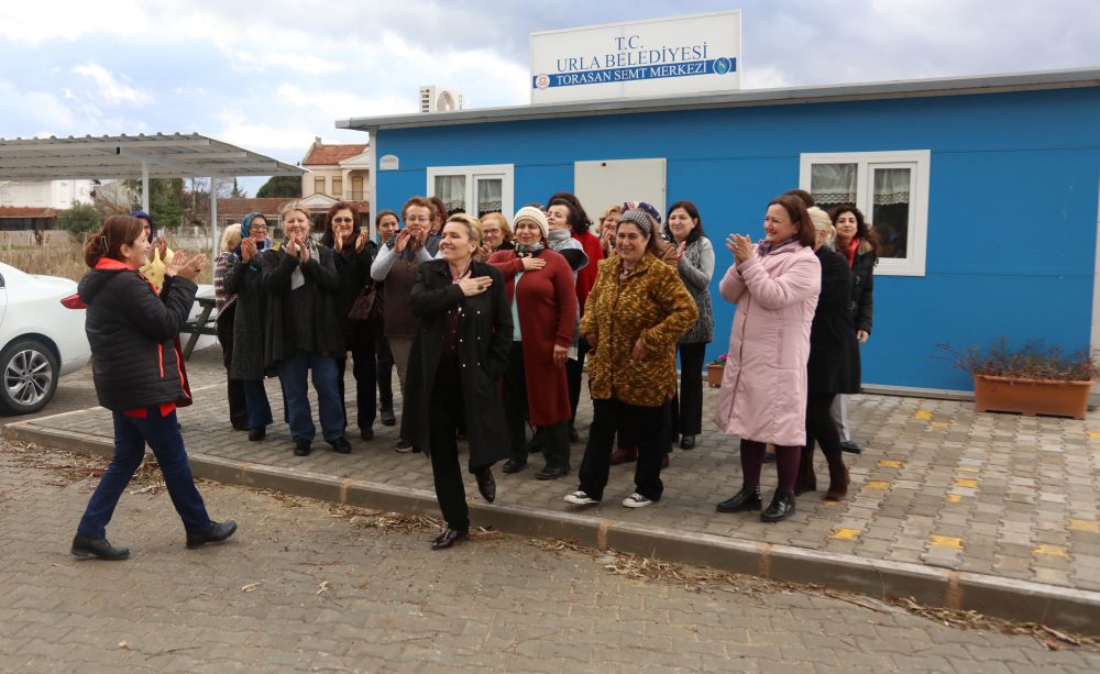 Torasan’ın üreten kadınlarına Uyar’ın önerisi “Kooperatif kurun, güçlenin”