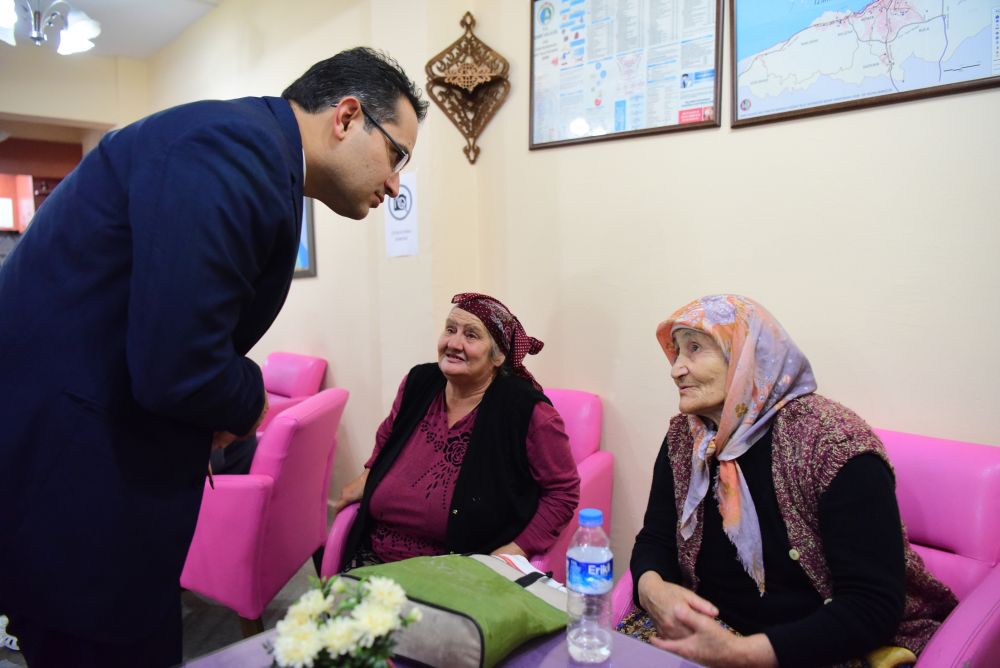 Başkan Atila’dan büyüklere sıcak ziyaret