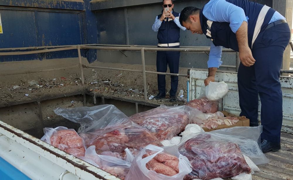 Buca'da 216 kilo ete imha