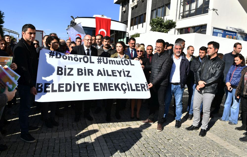 Büyükşehir çalışanlarından “umut” kampanyası