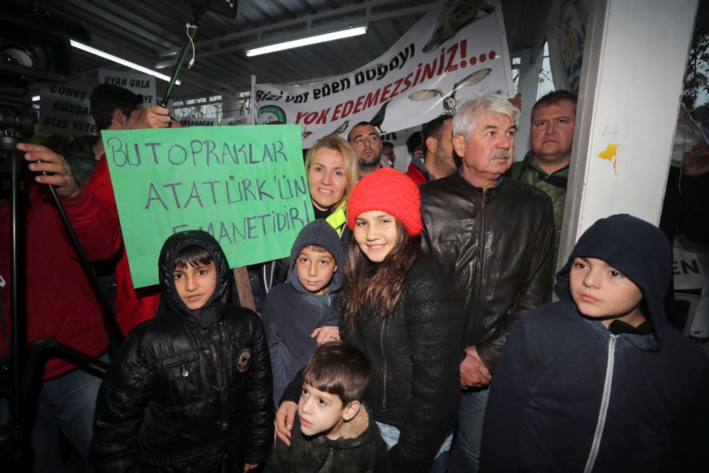 Urla-Kadıovacık sakinleri taş ocağına