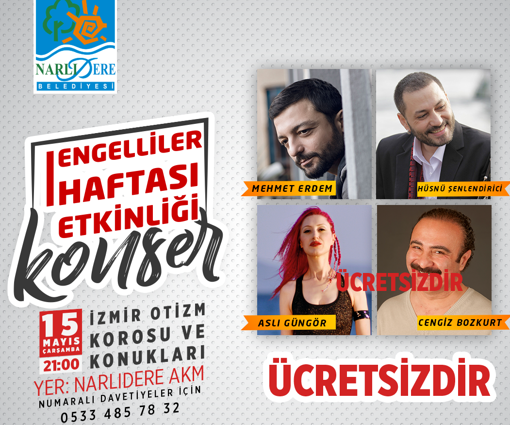 Narlıdere'de Engelliler Haftası'nda müzik ziyafeti