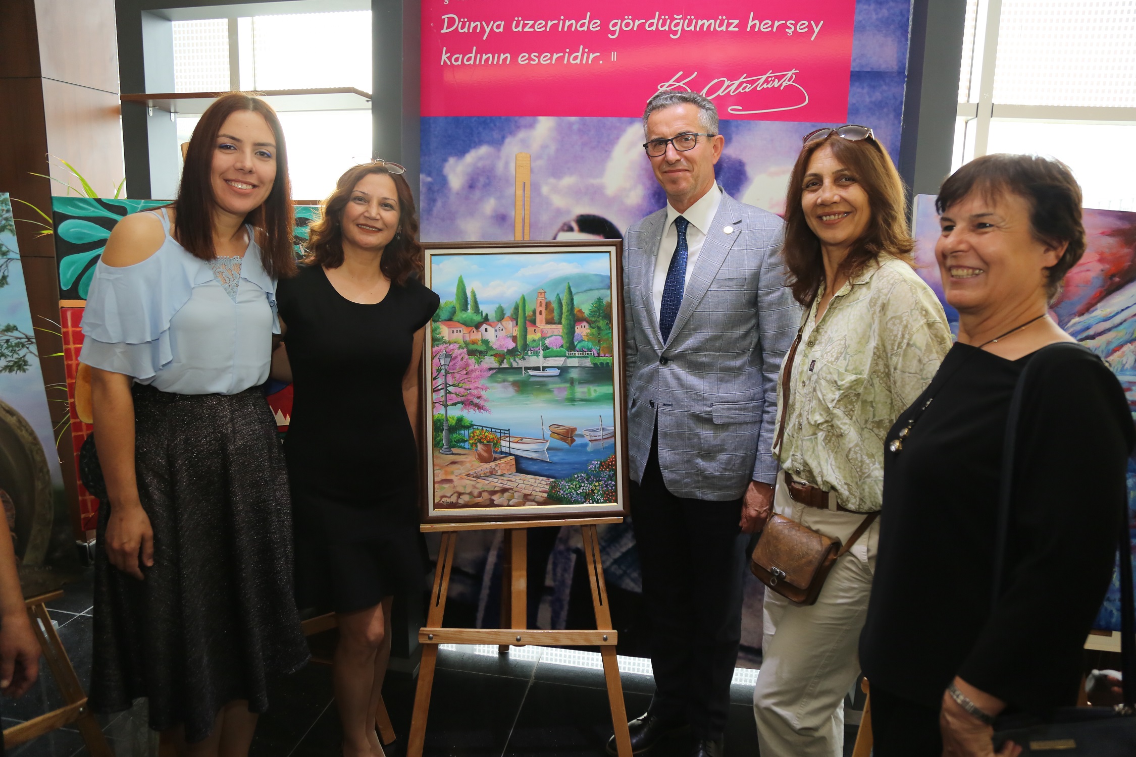 Kursiyerlerden muhteşem sergi