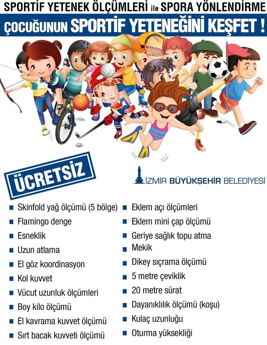 Çocuklara ücretsiz 'sportif yeteneğini keşfet' programı