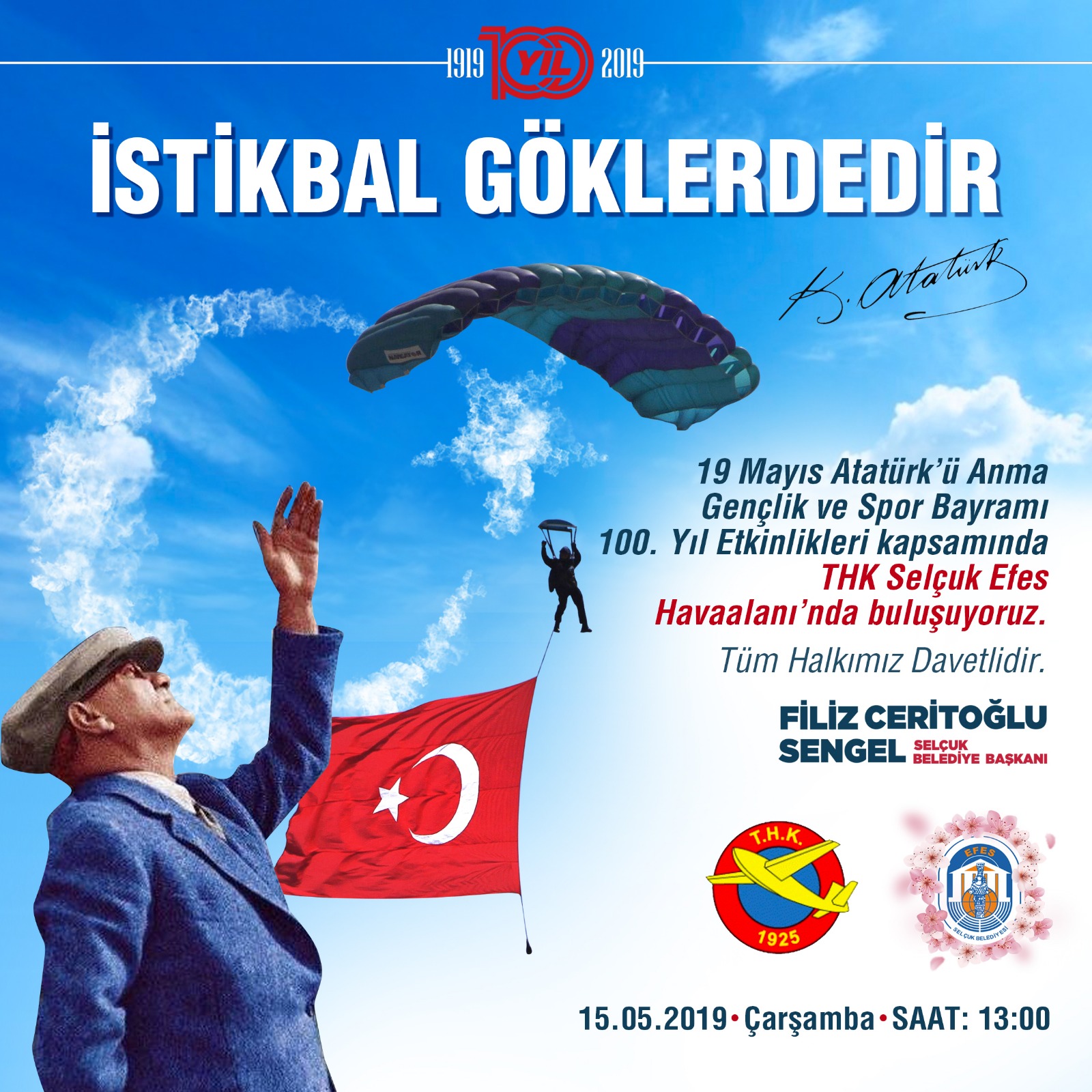 Selçuk semalarında 100.yıl gururu yaşanacak