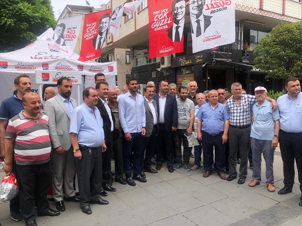 Başkan Batur, İmamoğlu'na destek turunda