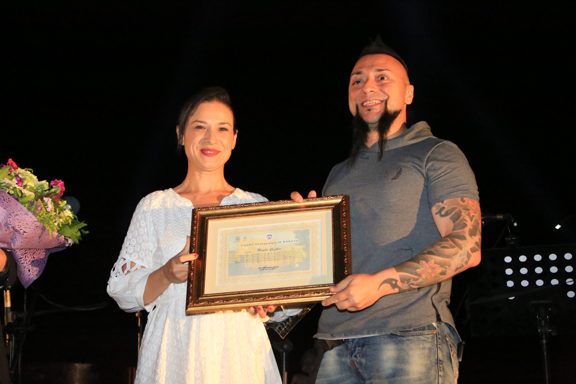 HAYKO CEPKİN’E FAHRİ HEMŞEHRİLİK UNVANI