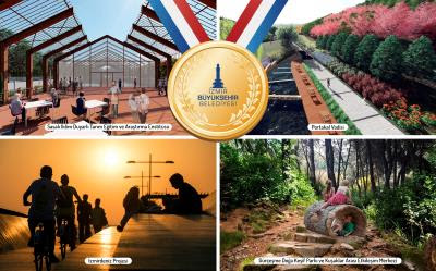 İzmir'in projelerine 4 ödül birden