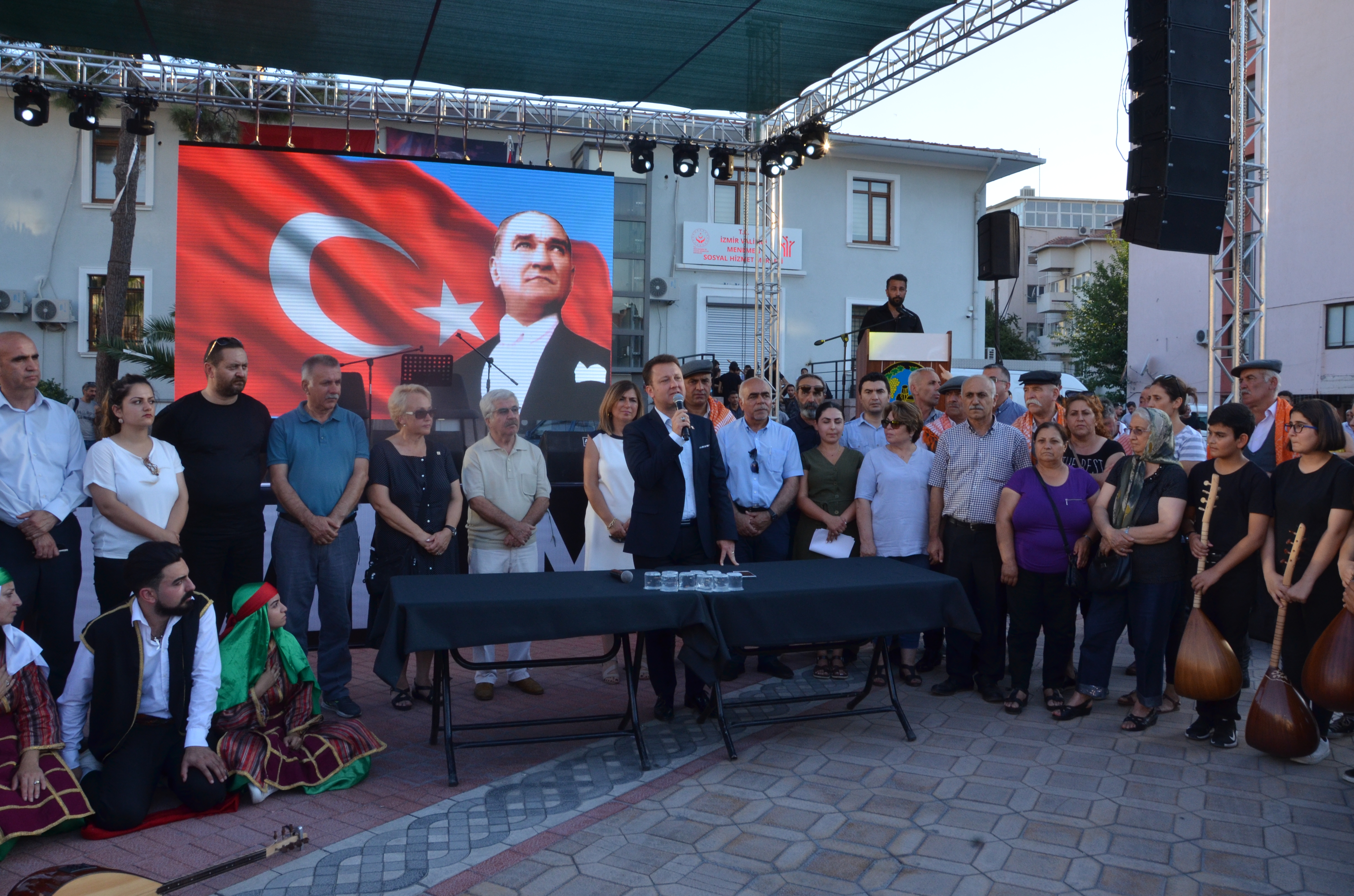 Menemen'de Madımak unutulmadı. Başkan Aksoy 