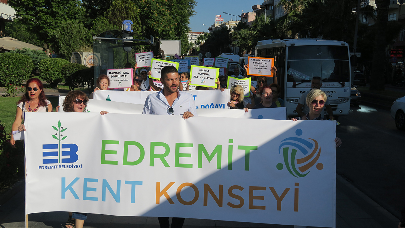 Başkan Gürbüz çevre katliamına 'dur' demek için Çanakkale'de