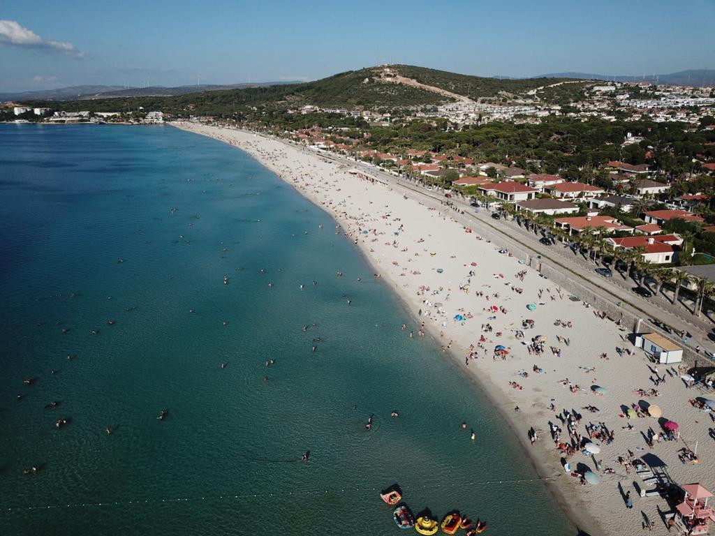 Türkiye'nin en güzel plajı Çeşme'de