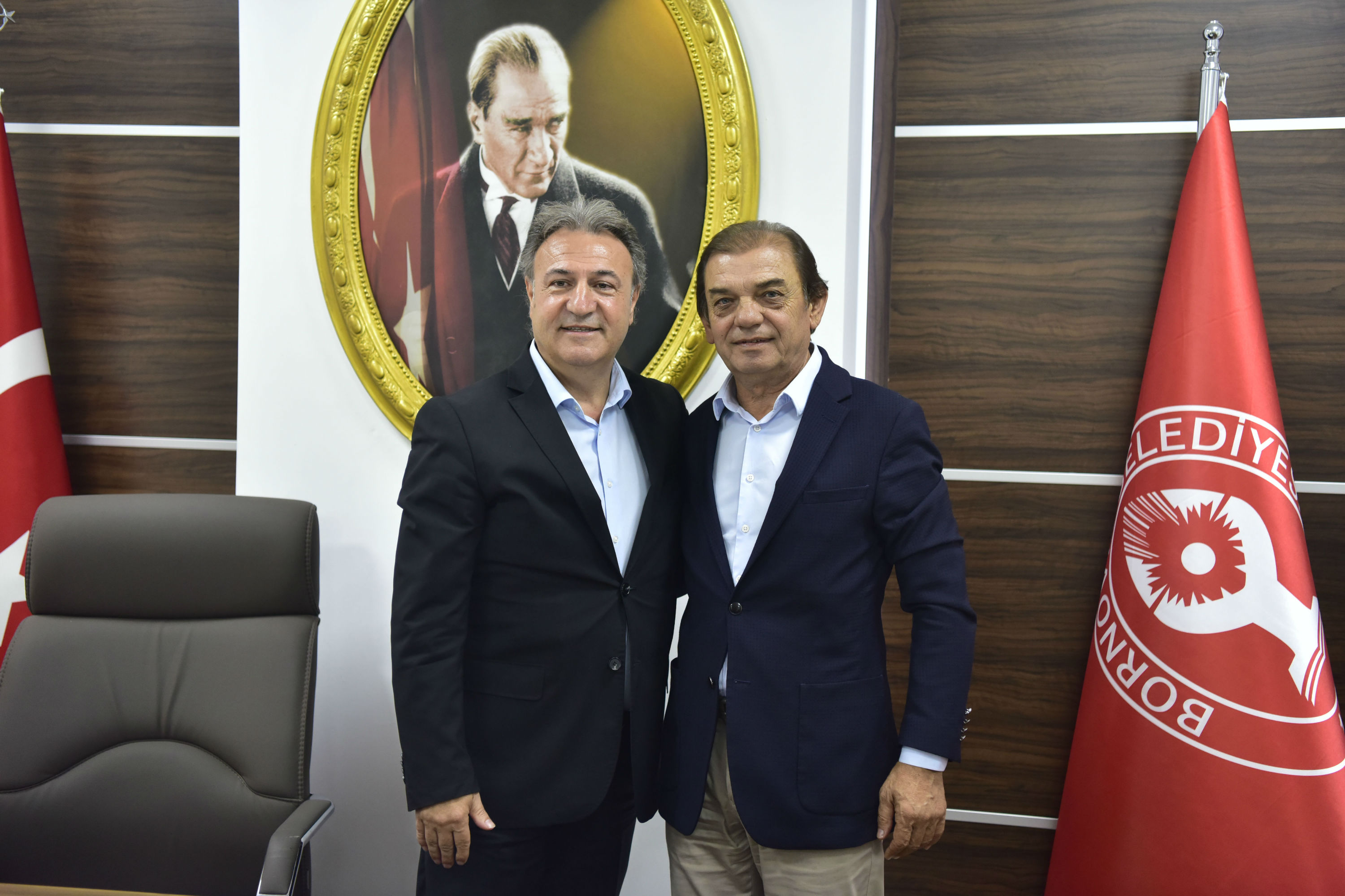 Başkan İduğ, seçimlerdeki rakibini ağırladı... İkiliden işbirliği mesajları