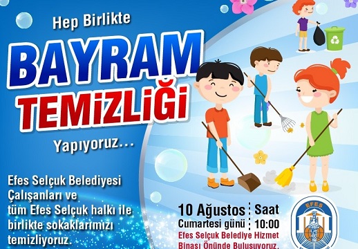 Selçuk'ta bayram temizliği