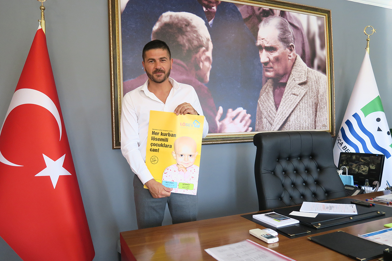 Başkan Gürbüz'den örnek hareket: LÖSEV gönüllü üyesi oldu