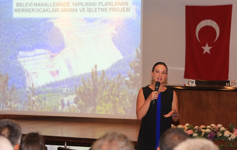 Başkan Sengel'den Şirince mermer ocağına geçit yok!