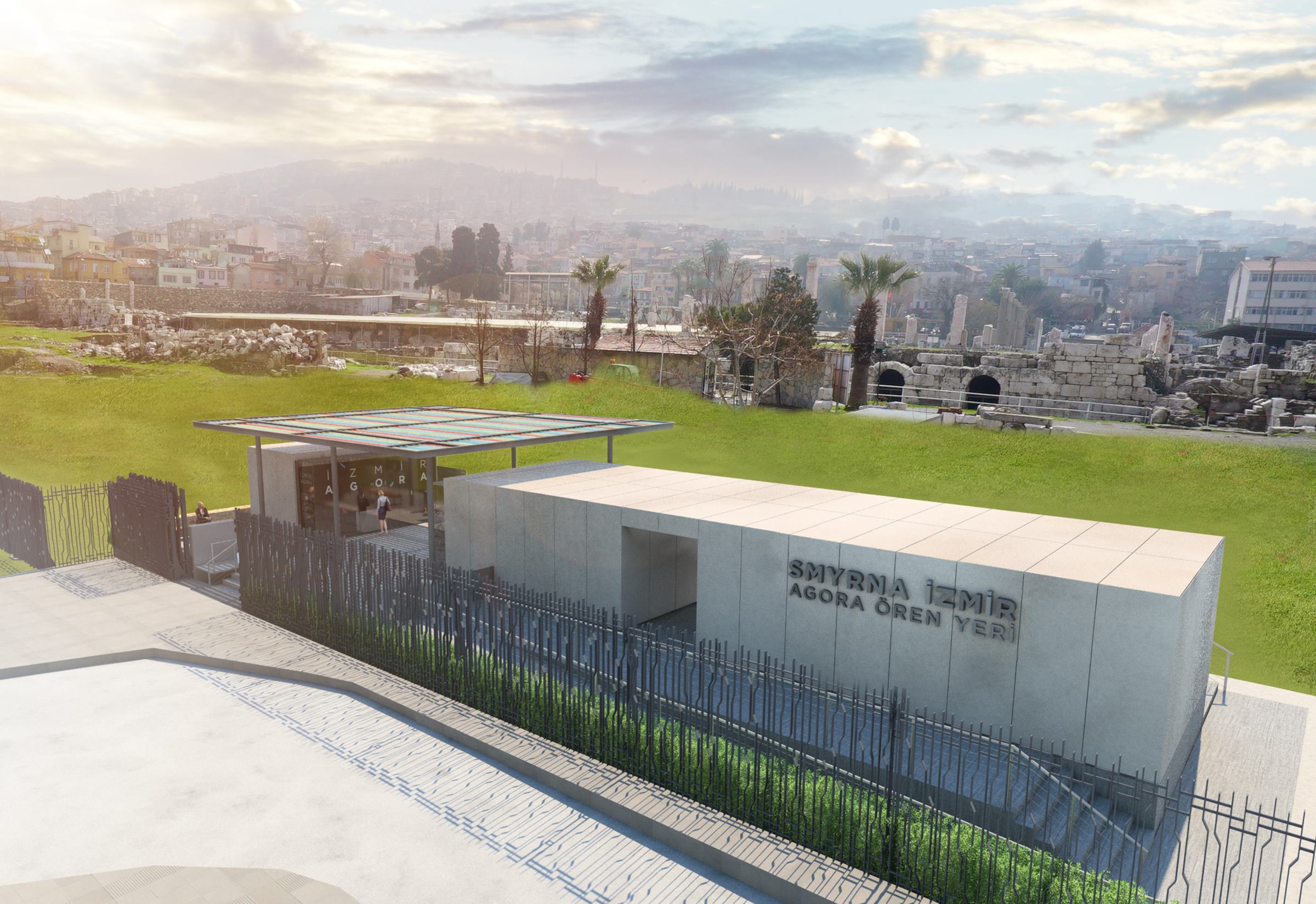 Büyükşehir'den Antik Smyrna Agorası'na turistik düzenleme