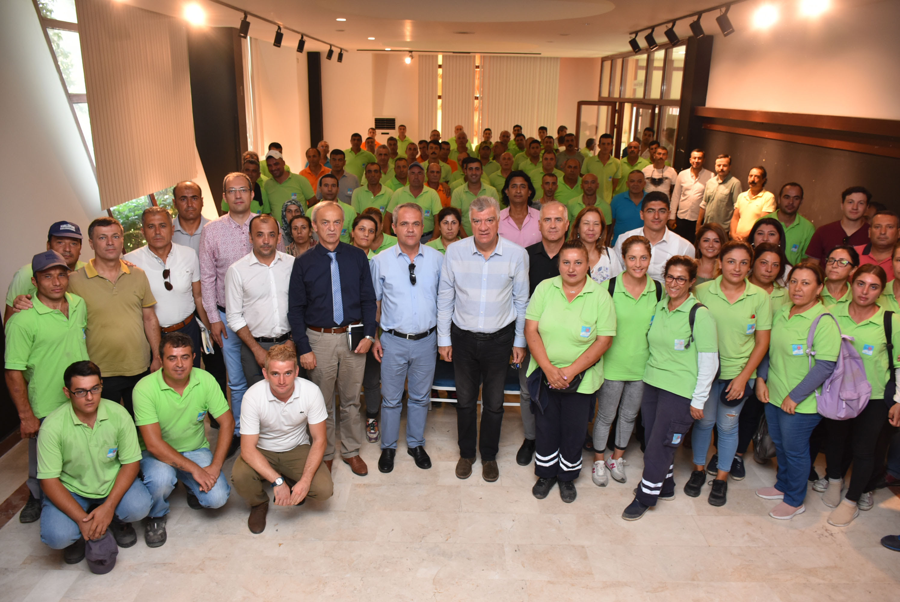 Başkan Engin, personelle buluştu: 