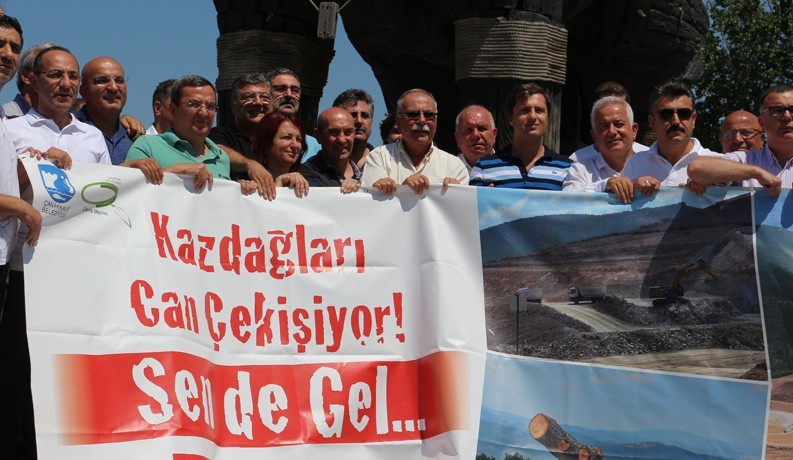 CHP İzmir'den Kaz Dağları'na çıkarma... Yücel 