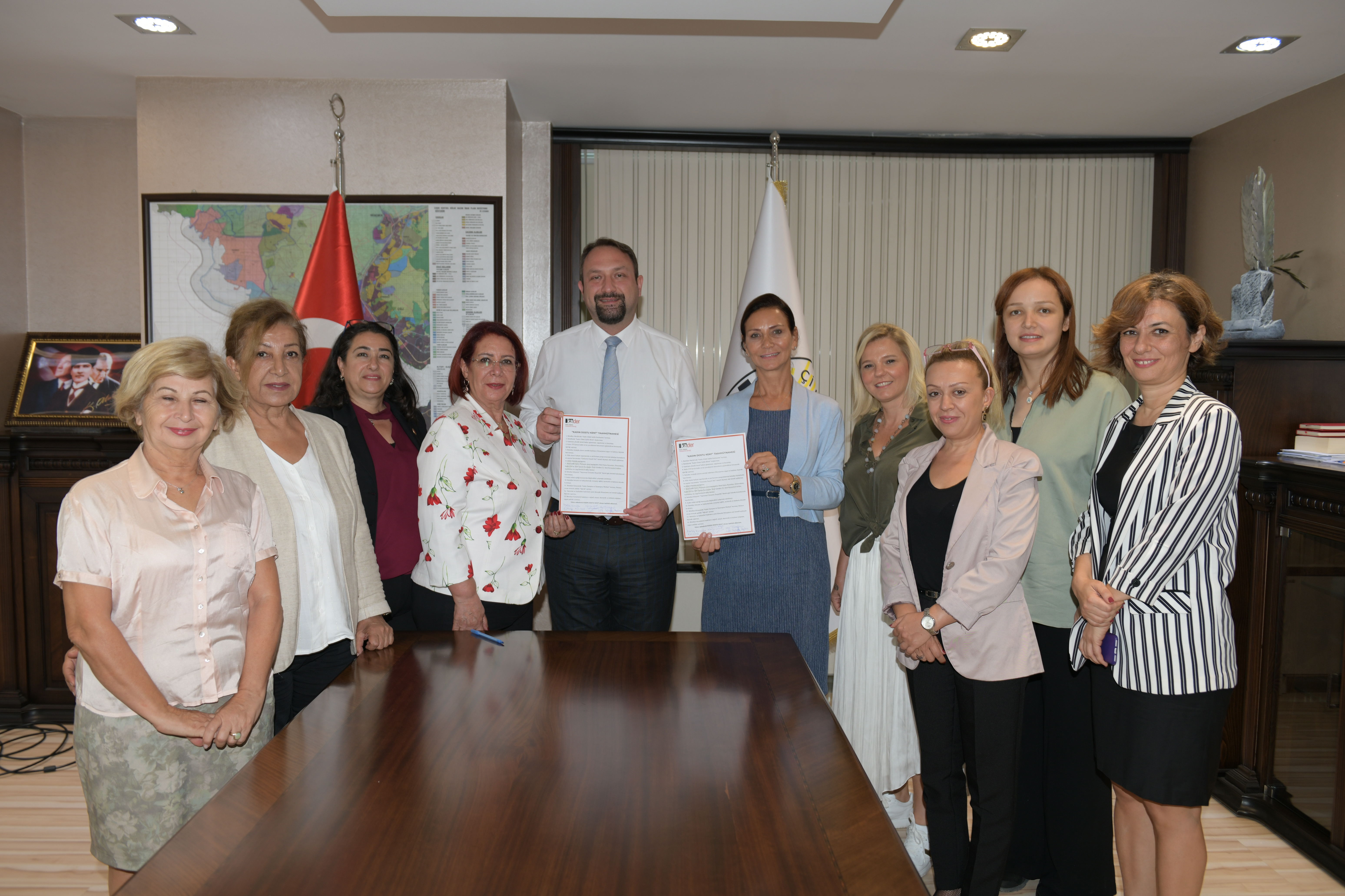 Çiğli Belediyesi “Kadın Dostu Kentler” Taahhütnamesini imzaladı