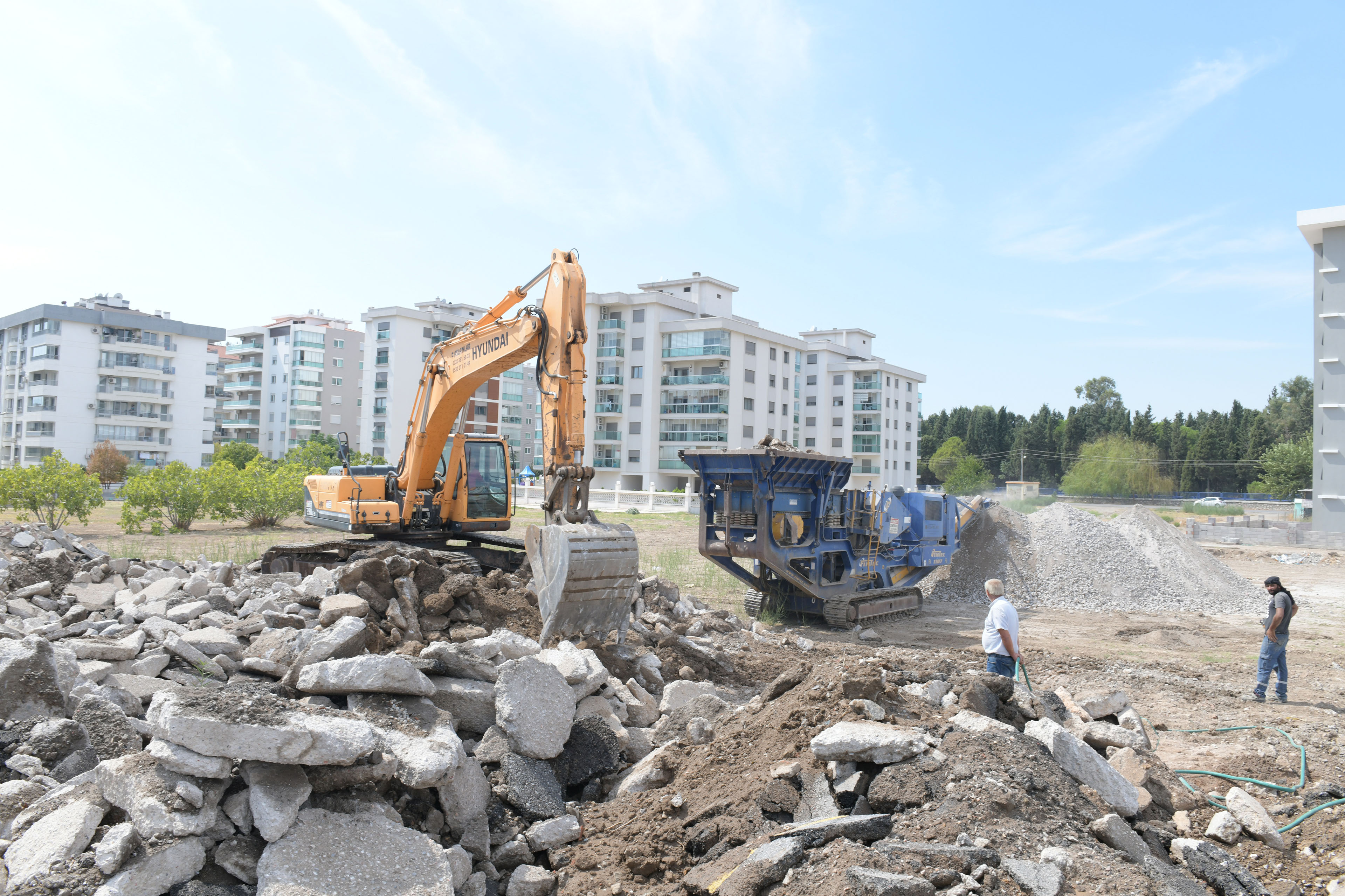 Çiğli Belediyesi Betonda Geri Dönüşümü Başlattı