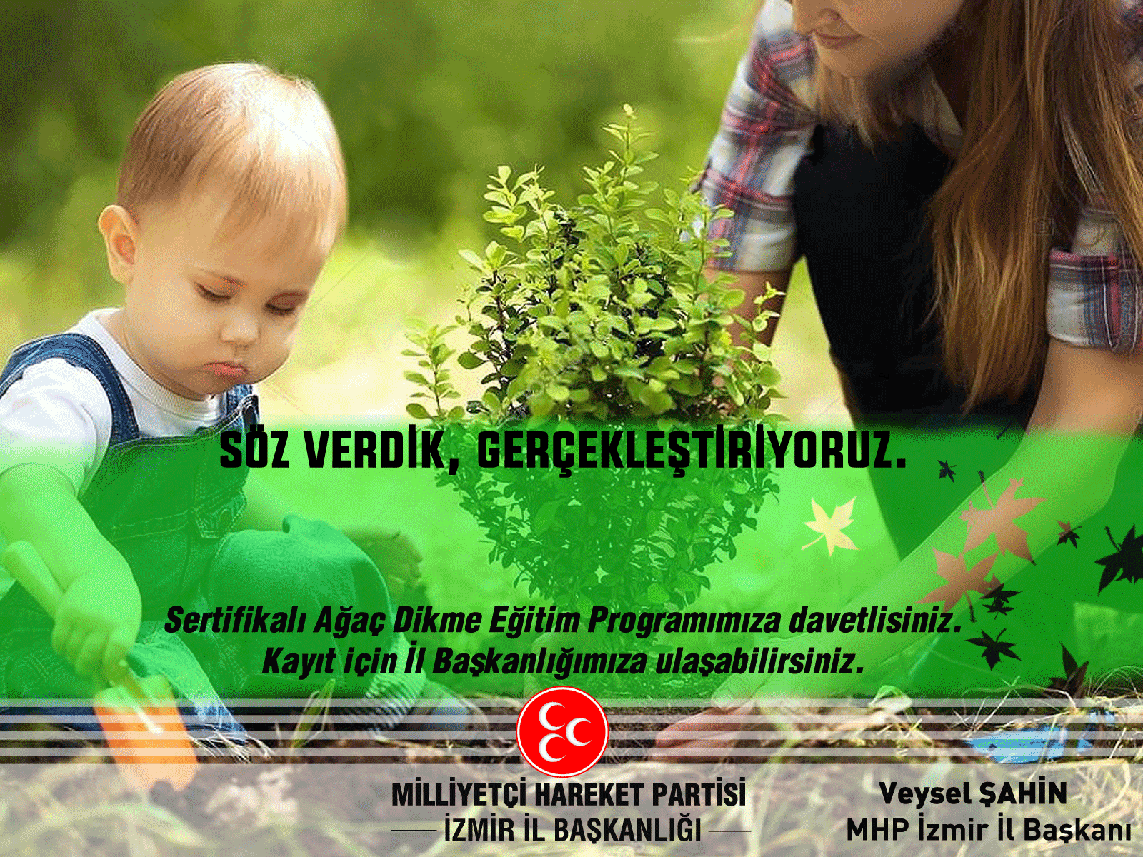 MHP’den Sertifikalı Ağaç Dikim Kampanyası