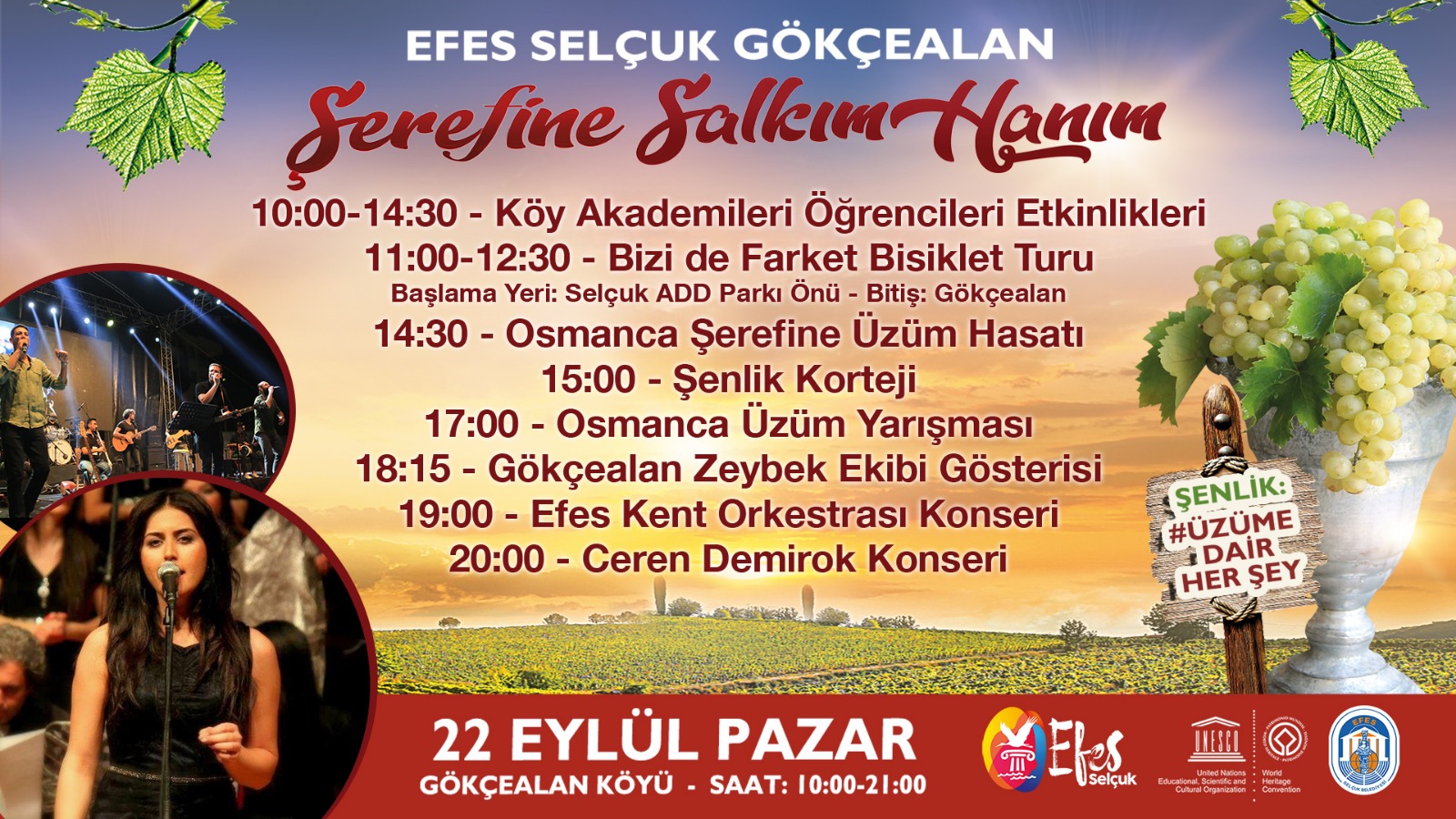 Üzüme dair her şey bu festivalde. Şerefine Salkım Hanım İzmirliler'i bekliyor