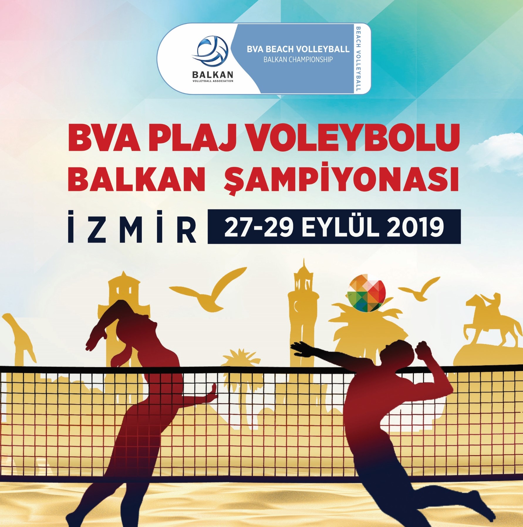 2019 BVA Plaj Voleybolu Balkan Şampiyonası’na İzmir ev sahipliği yapacak