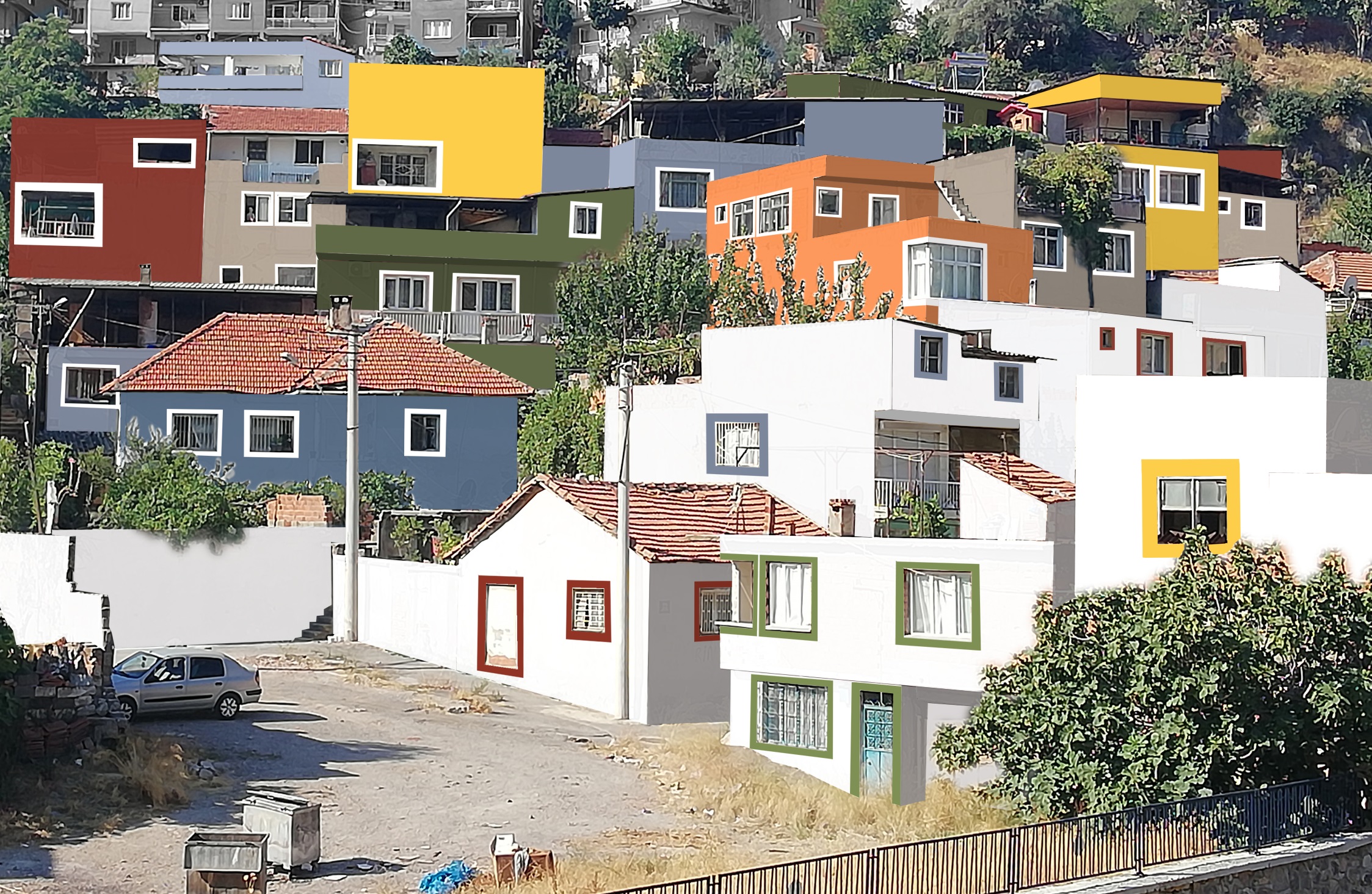 Büyükşehir düğmeye bastı: Yeşildere gökkuşağına benzeyecek!