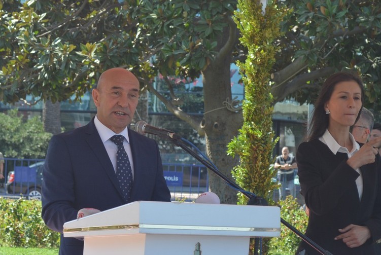 Başkan Soyer, törende konuştu: 
