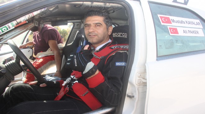 Başkan Kayalar pistin tozunu attırdı!