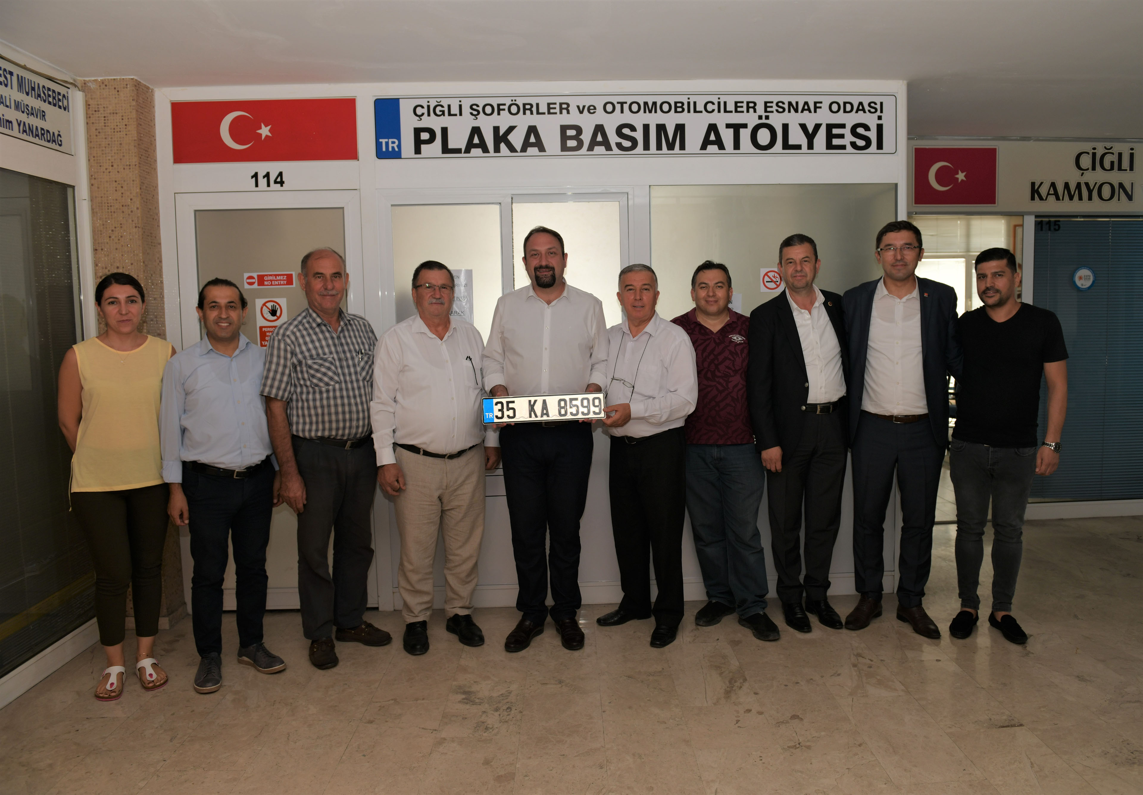 Çiğli'ye Plaka basım müjdesi