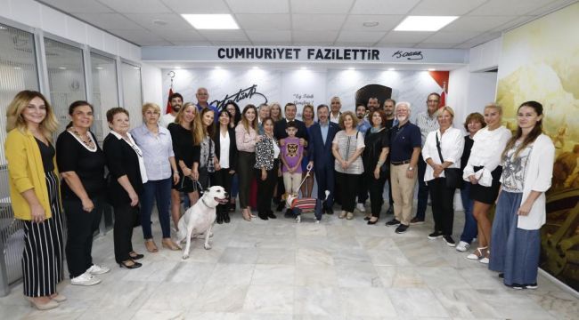 Konak'ta can dostlara örnek hizmet