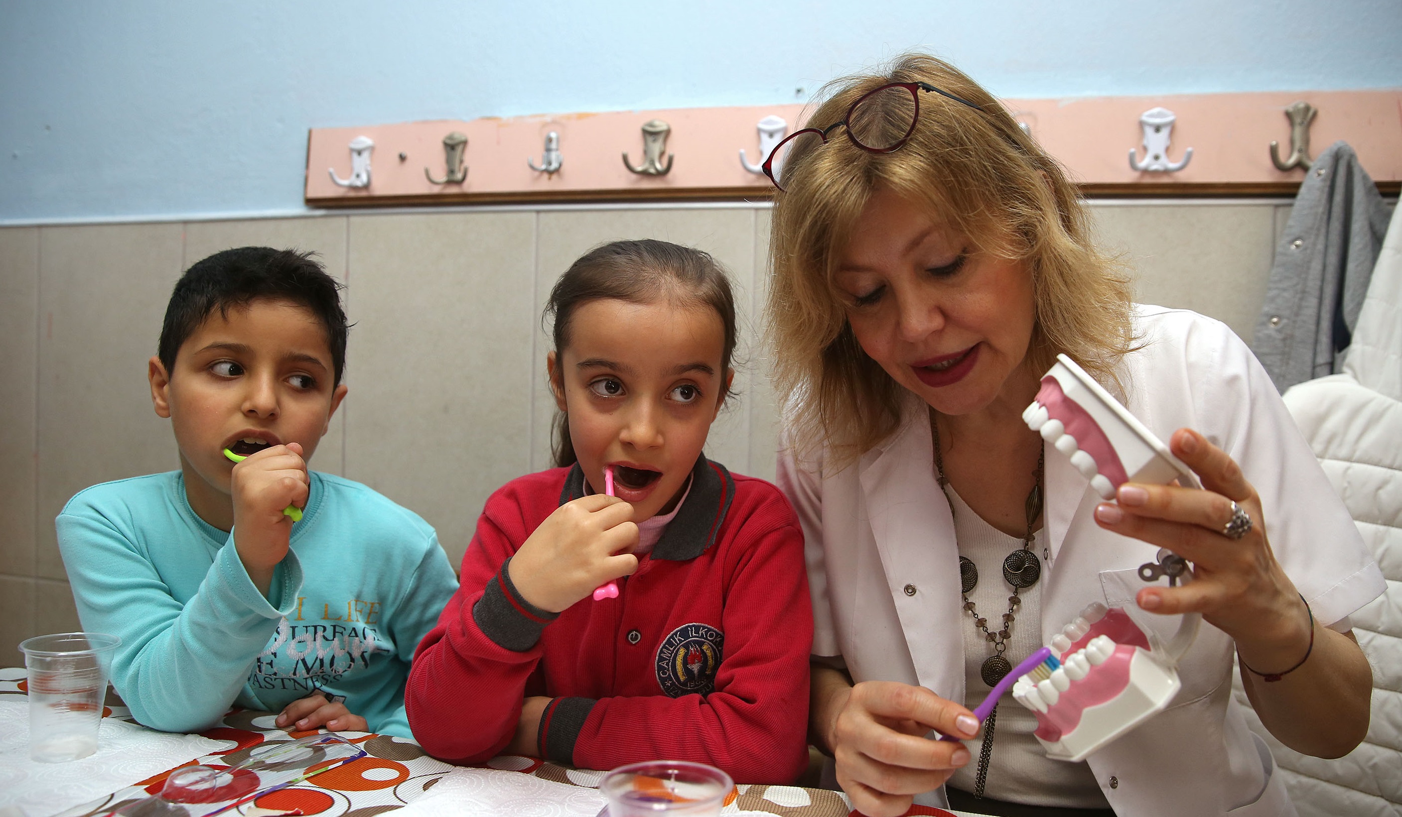 Bucalı miniklere ağız ve diş sağlığı eğitimi