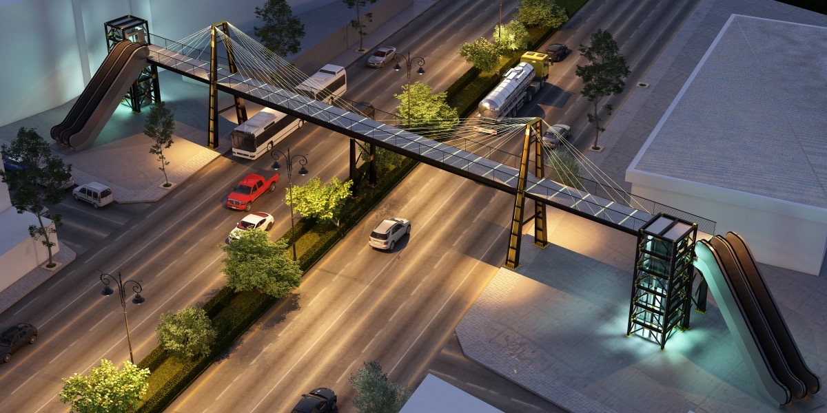 Menemen'de 41 yıllık üst geçit yenileniyor