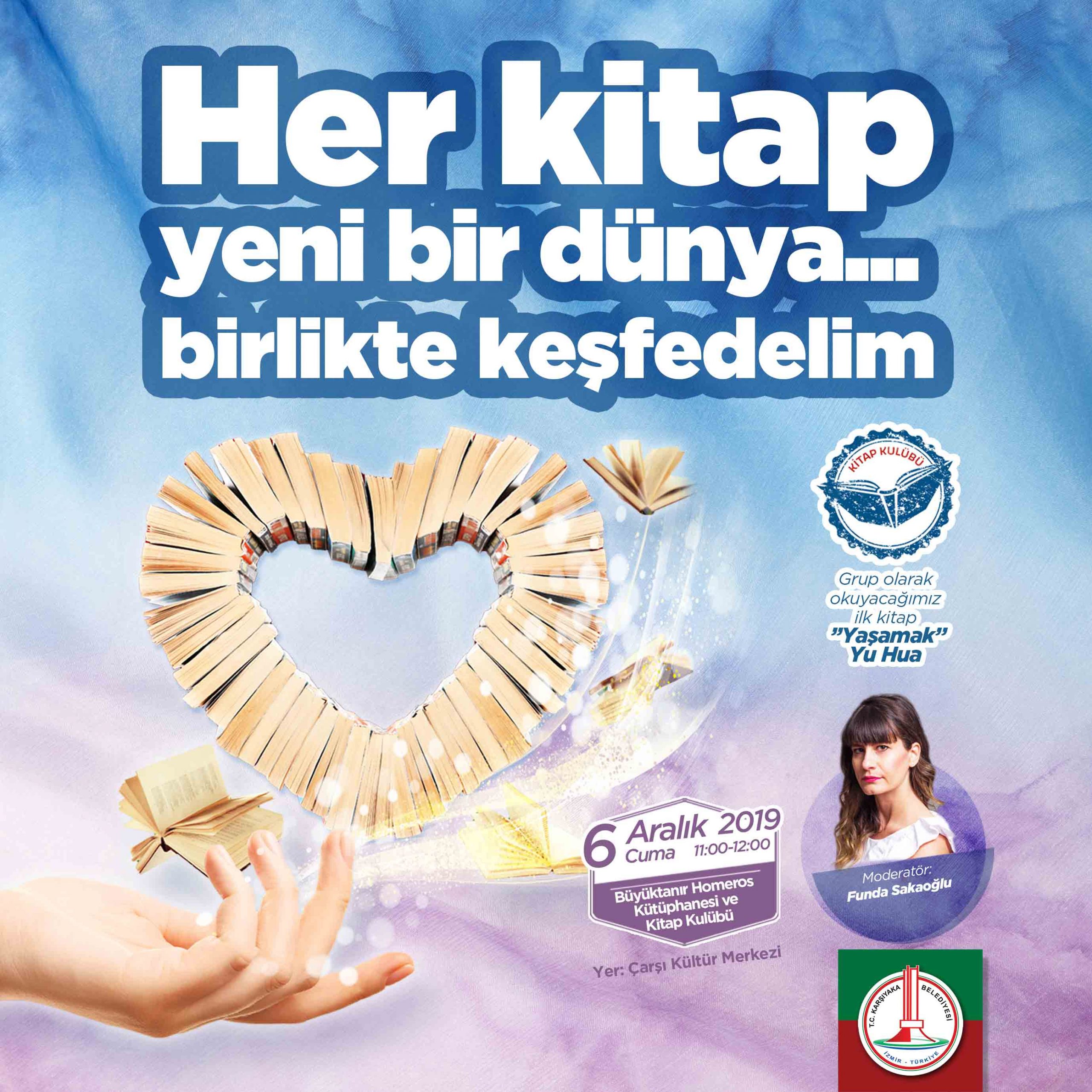 Karşıyaka’da “Kitap Kulübü” buluşmaları başlıyor