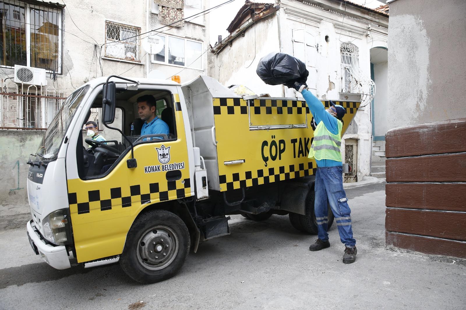 Konak Belediyesi'nden her bölgeye eşit hizmet... 'Çöp Taksi' hizmete girdi