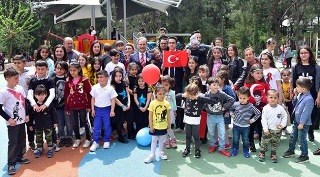 Bornova Belediyesi'nden çocuklara tatil hediyesi