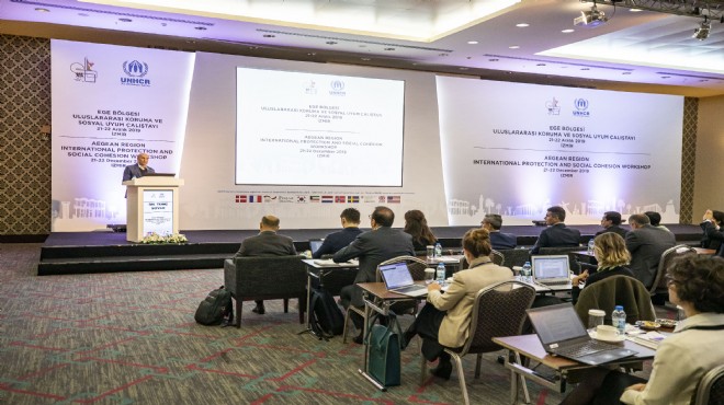 BM ile Ege Belediyeler Birliği Çeşme'de mülteci sorunlarını masaya yatırdı