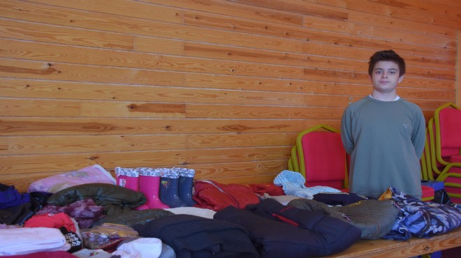 İzmirli ortaokul öğrencisinden mülteci çocuklar için örnek kampanya