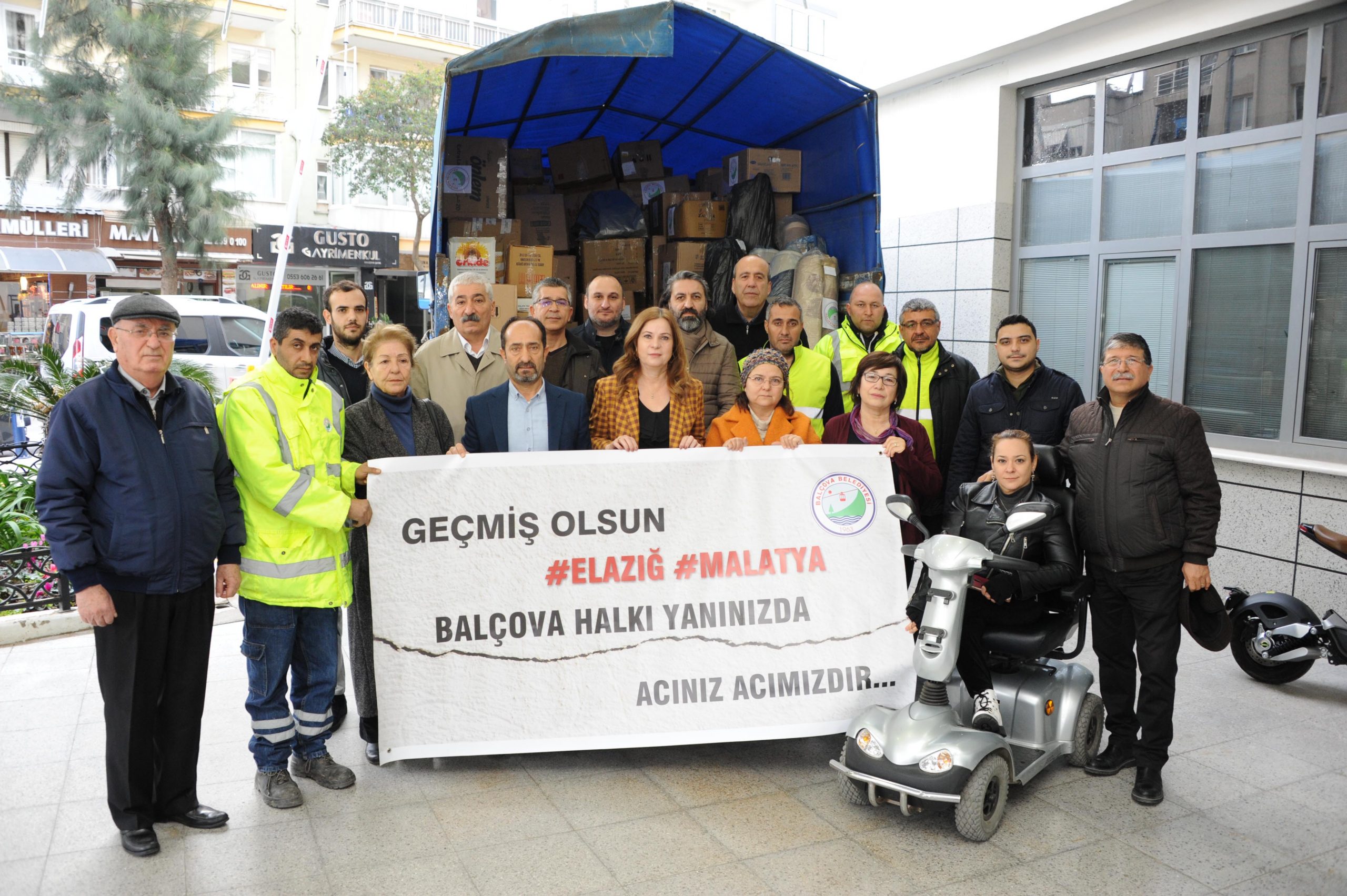 Balçova’nın yardım malzemeleri Malatya’ya ulaştı