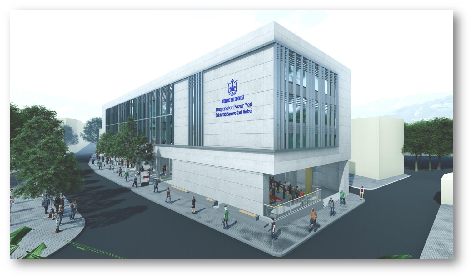 Konak Belediyesi'nden Beştepeler'e son model tesis: Sinemadan pazara her şey var