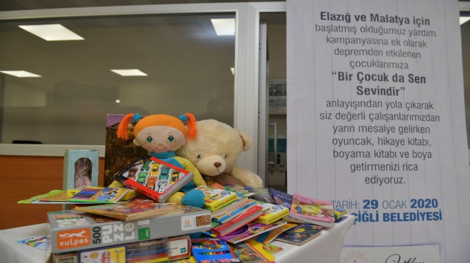 Çiğli'den deprem mağduru çocuklara yardım kampanyası!