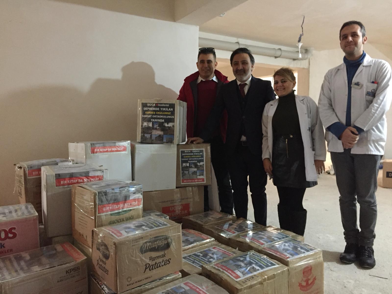 İzmir'den Adıyaman'a destek yağdı: 'Bir kitap da sen uzat'