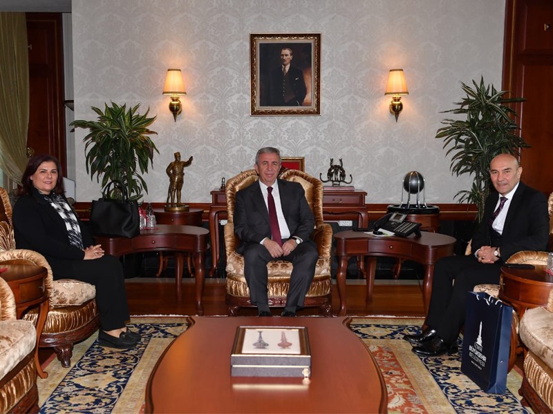 Soyer ve Çerçioğlu'ndan Yavaş'a sürpriz ziyaret